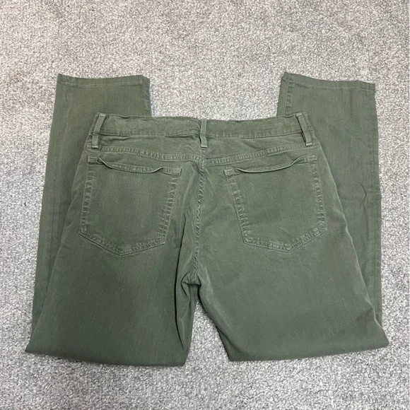 Frame Jeans Mens 31x26 Green L Homme Slim Wash Military Stretch Pants Denim - Picture 10 of 11